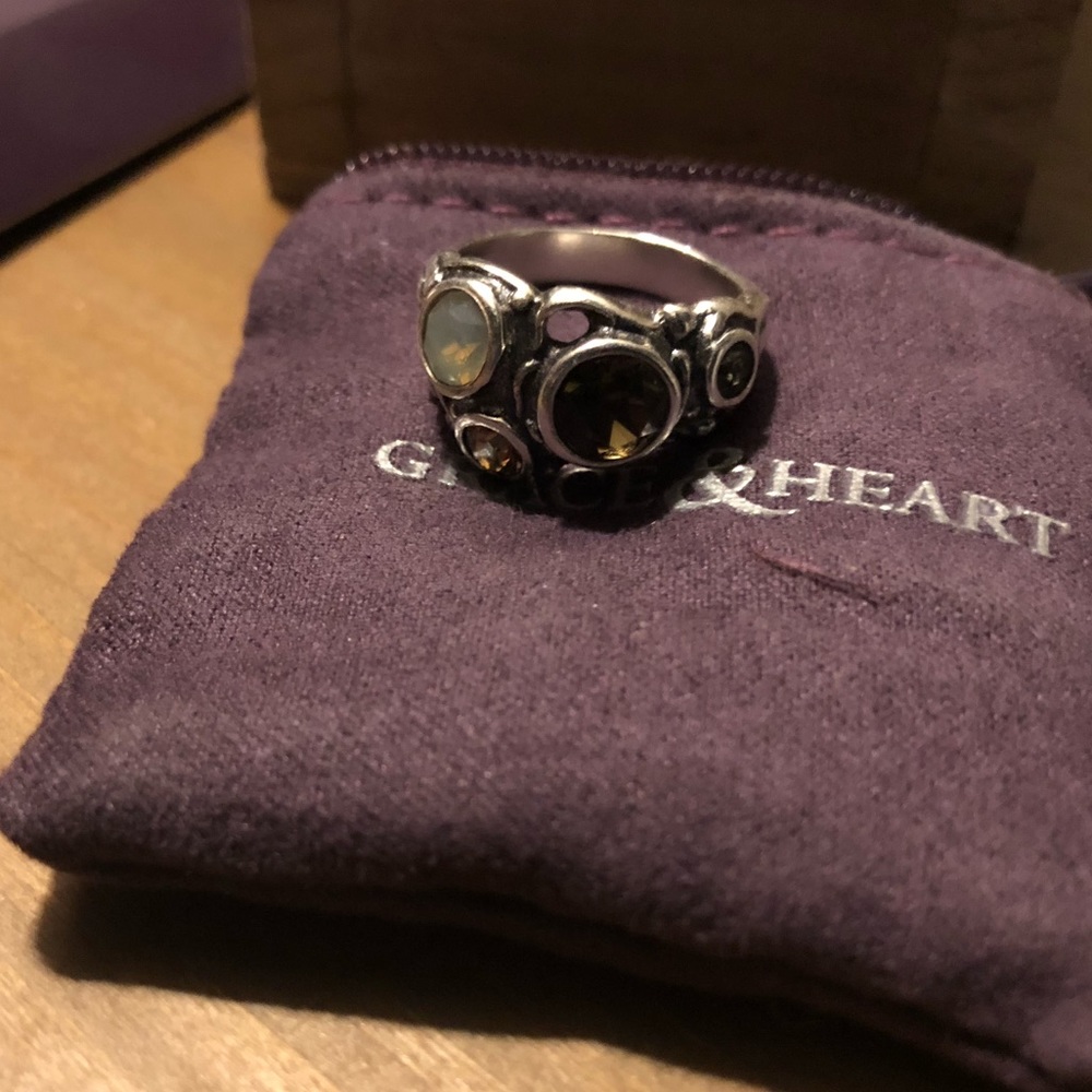 Grace&Heart  Sterling Silver Ring Size  7
